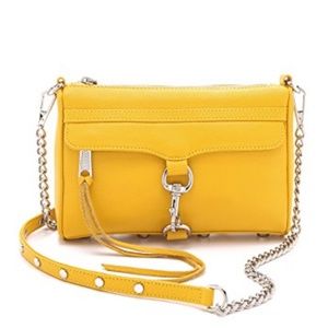 rebecca minkoff yellow mac mini crossbody bag